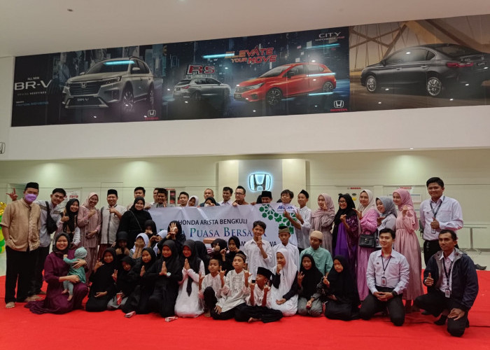 Buka Bersama, Honda Arista Bengkulu Santuni Anak Panti Asuhan