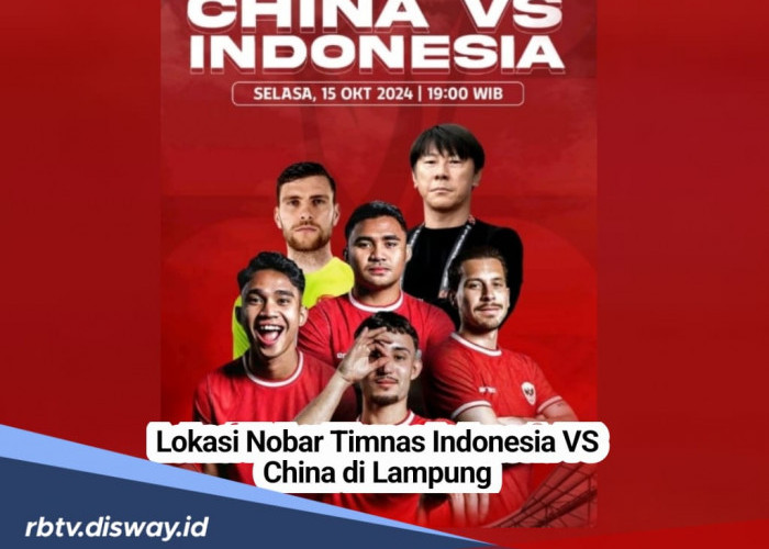 Siap Dukung Indonesia Vs China! Ini Daftar Lokasi Nobar Kualifikasi Piala Dunia 2026 di Lampung 