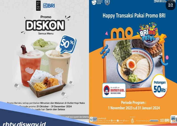 Buruan Serbu! Ini Daftar Promo Akhir Tahun BRI, Ada Diskon hingga 50 Persen