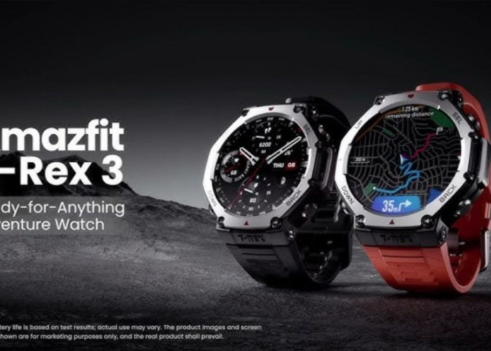 Smartwatch Amazfit T-Rex 3 Meluncur ke Pasar Indonesia, Cocok untuk Para Petualang dan Pecinta Olahraga