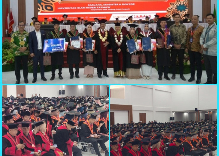 UINFAS Wisuda 1.206 Mahasiswa, Pesan Rektor Utamakan Ahlak dan Nilai Keislaman Moderat