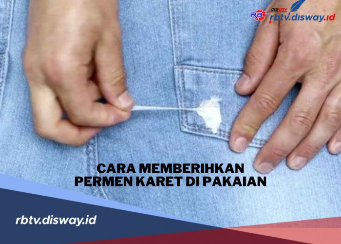 5 Cara Sederhana Membersihkan Permen Karet di Pakaian, Kaum Ibu Wajib Tahu