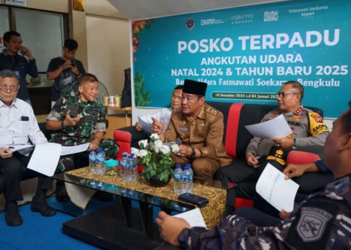 Plt Gubernur, Kapolda, Kajati dan Forkopimda Bengkulu Pantau Lokasi Ini untuk Pengamanan Nataru 2024/2025