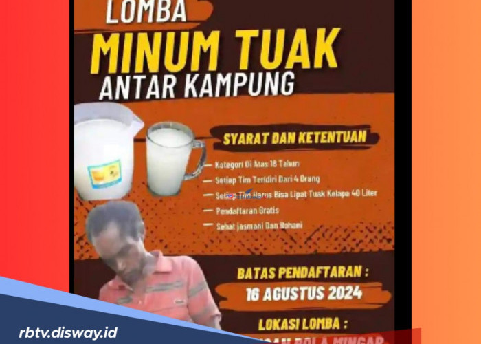 Fakta Pamflet ‘Lomba Minum Tuak Antar Kampung’ Jelang Perayaan HUT RI ke-7 yang Bikin Geger media Sosial