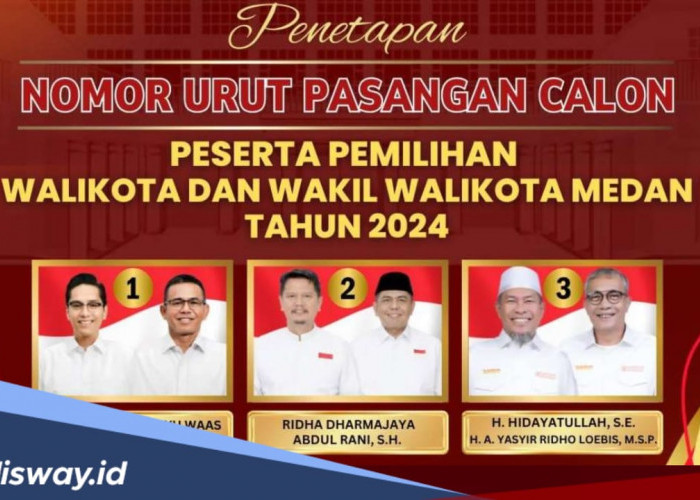 Hasil Perolehan Suara Sementara Pilwakot Medan 2024, Siapa Unggul? 