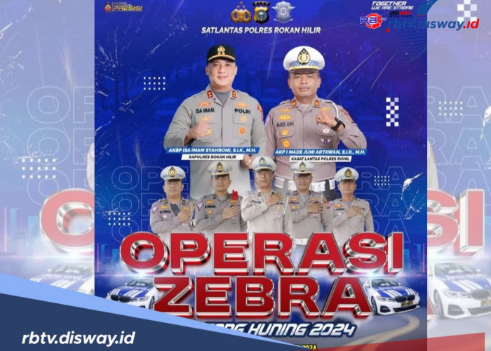 Tertib Berlalu Lintas, Ini Jadwal dan Titik Lokasi Operasi Zebra Lancang Kuning 2024 di Rokan Hilir