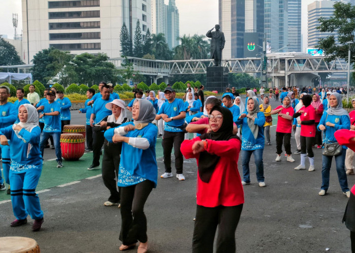 Kegiatan Car Free Day (CFD) di Jakarta