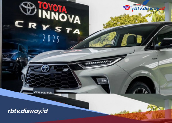 Toyota Innova Crysta 2025, Tampil Stylish dan Modern, Segini Harganya