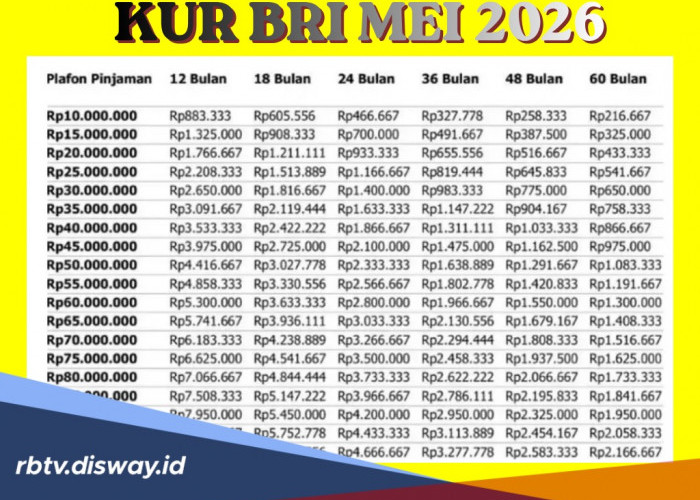 Tabel KUR BRI Mei 2026 Pinjaman Rp 70 Juta, Begini Tips Supaya Berkas Langsung Diperiksa