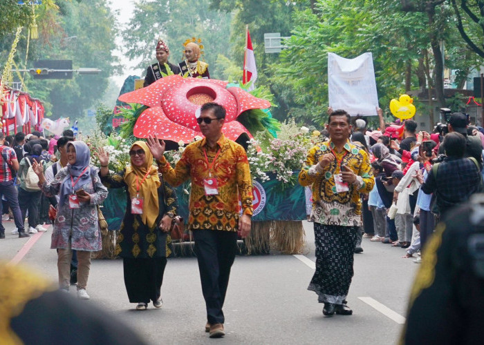 Hut ke-44 Dekranas di Solo, Bengkulu Kenalkan Bunga Rafflesia dan Gunung Bungkuk 