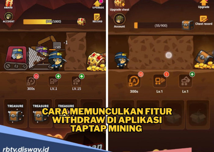 Cara Memunculkan Fitur Withdraw di Aplikasi Penghasil Uang Taptap Mining, Pemain Baru Wajib Tahu