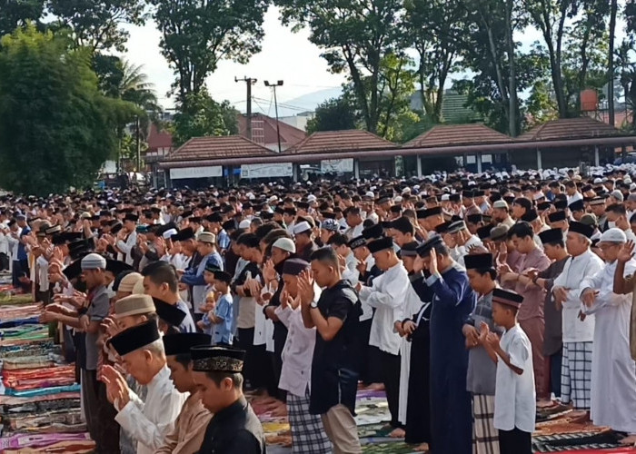 Jemaah Muhammadiyah Rejang Lebong Laksanakan Salat id di 6 Lokasi