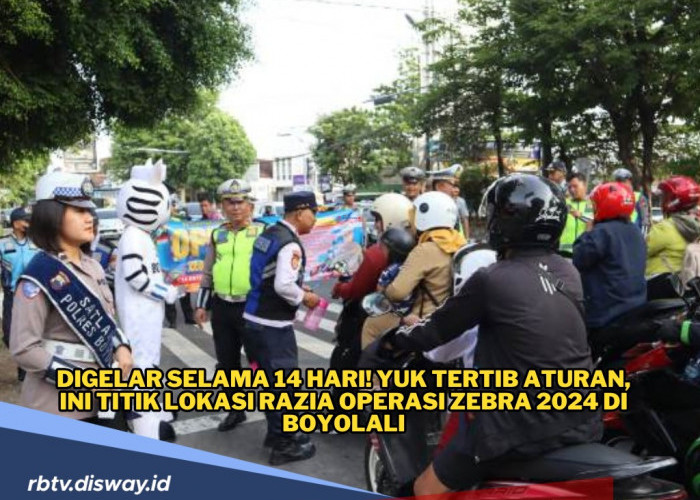 Yuk Tertib Aturan, Ini Titik Lokasi Razia Operasi Zebra 2024 di Boyolali dan Sasaran Utama Personel Satlantas 