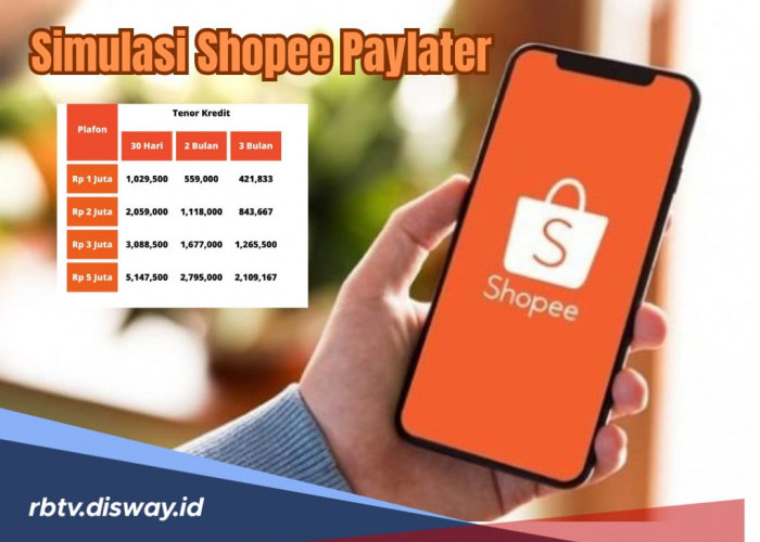 Simulasi Angsuran Shopee Paylater, Plafon Pinjaman Rp 5 Juta Cicilan Ringan