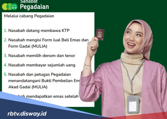 Begini Cara Beli Emas Secara Kredit di Pegadaian, Cukup Syarat KTP