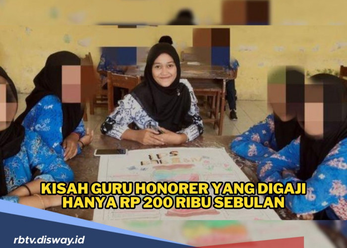 Cerita Wiga Kurnia Putri, Guru Honorer yang Digaji Rp 200 Ribu Per Bulan dengan Kondisi Kelas yang Tak Layak