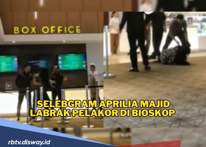 Setahun Hilang Tanpa Kabar, Selebgram Aprilia Majid Labrak Diduga Wanita Perebut Suaminya di Bioskop 