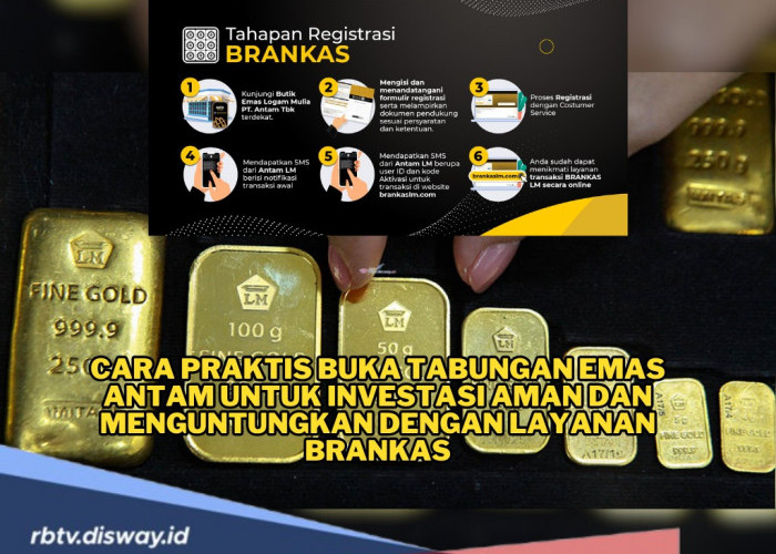 Cara Buka Tabungan Emas Antam untuk Investasi, Aman dan Menguntungkan