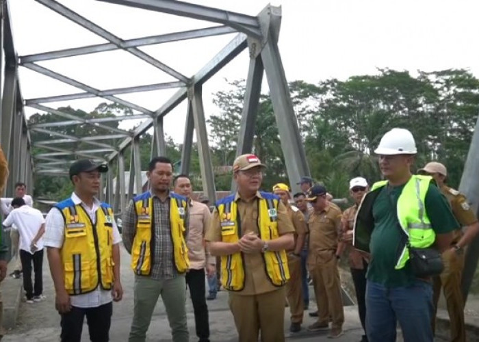 Lanjutkan Pembangunan Jembatan Air Nipis Bengkulu Selatan, Pemprov Pakai DBH Sawit