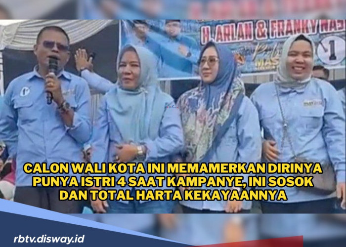 Pilkada 2024 Curi Perhatian, Calon Walikota Prabumulih Ini Kampanye Bersama 4 Orang Istrinya 