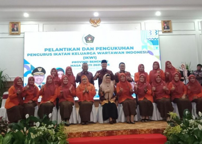 IKWI Provinsi Bengkulu Dikukuhkan, Berperan Penting Dukung Tugas Suami