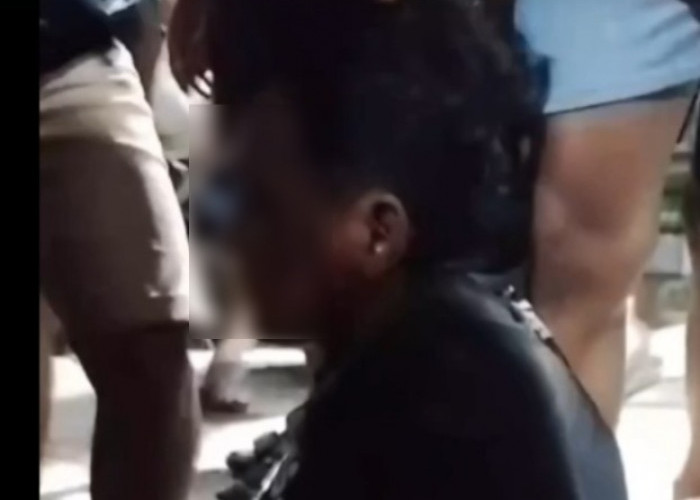 Terduga Pelaku Curanmor di Seluma Babak Belur Dihajar Massa 