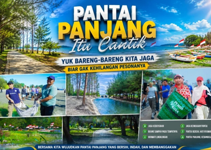 Pantai Panjang itu Cantik, Yuk Bareng-bareng Kita Jaga Biar Gak Kehilangan Pesonanya