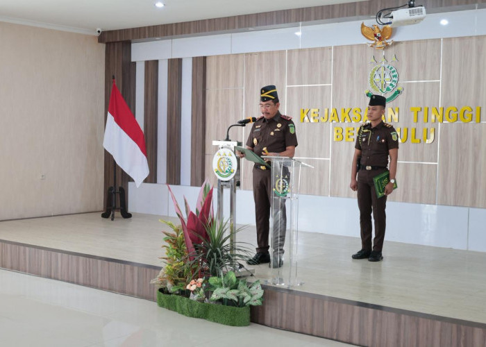 Kajati Bengkulu Saiful Bahri Siregar Melantik Asintel dan Koordinator di Kejaksaan Tinggi Bengkulu