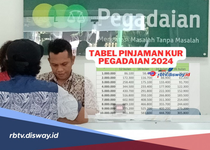 Tabel Pinjaman KUR Pegadaian Terbaru 2024, Ajukan Kredit Tanpa Jaminan 