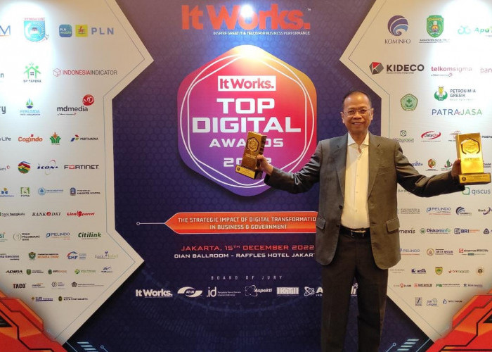 Ahmad Irfan Sukses bawa Bank Bengkulu Raih Penghargaan TOP DIGITAL AWARDS 2022