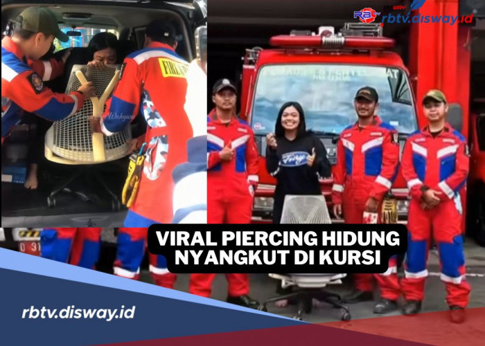 Heboh Piercing Hidung Tersangkut di Kursi, Petugas Damkar Jadi Pahlawan 