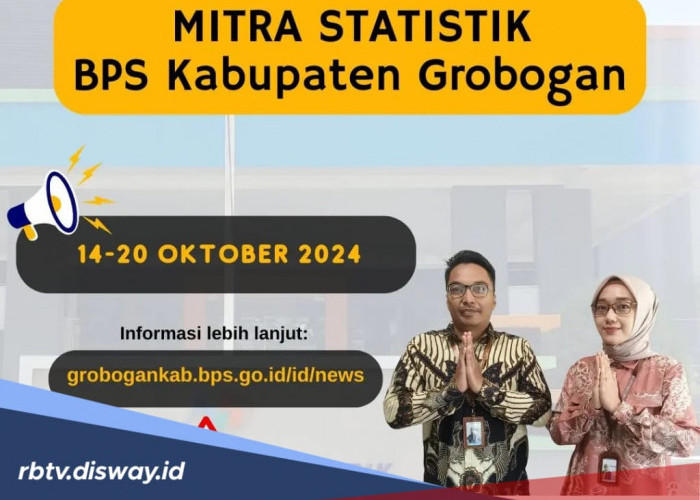 Jadwal Rekrutmen Calon Mitra Statistik 2025 Grobogan, Peluang Kerja Bagi Warga Grobogan 