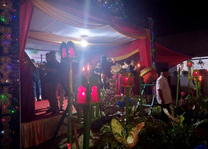 Meriah Malam Takbiran, Warga Pasar Bengkulu Sambut 1 Syawal dengan Pukulan Dhol