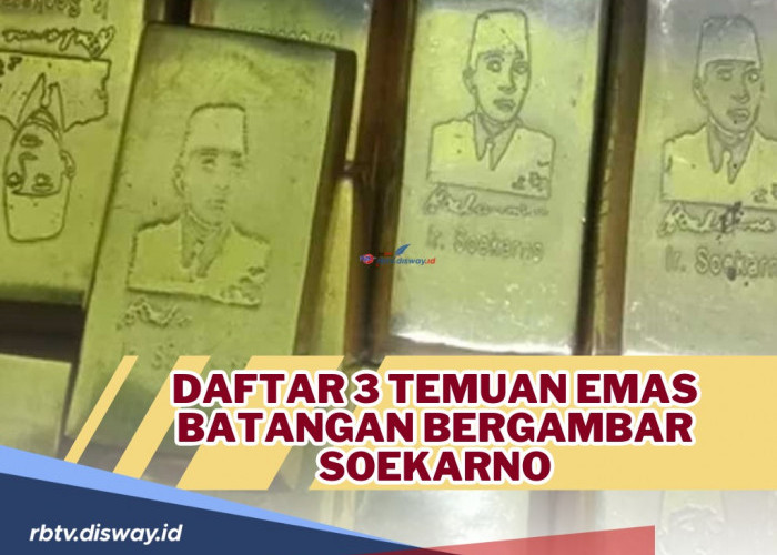 Daftar 3 Temuan Emas Batangan Bergambar Soekarno, Salah Satunya di Lintang Empat Lawang