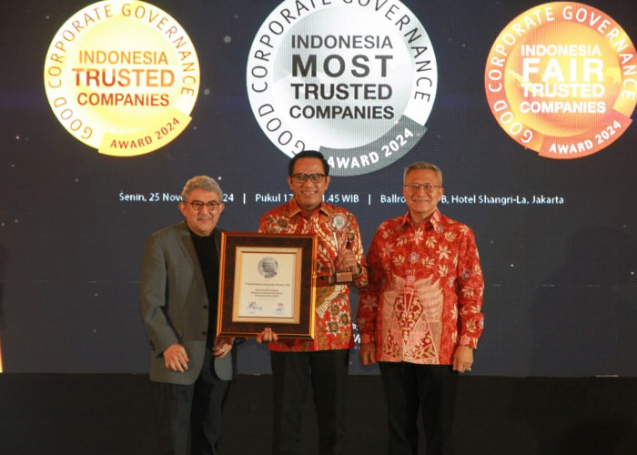  BRI Dinobatkan Sebagai The Most Trusted Company 2024 di Ajang Corporate Governance Perception Index 2024