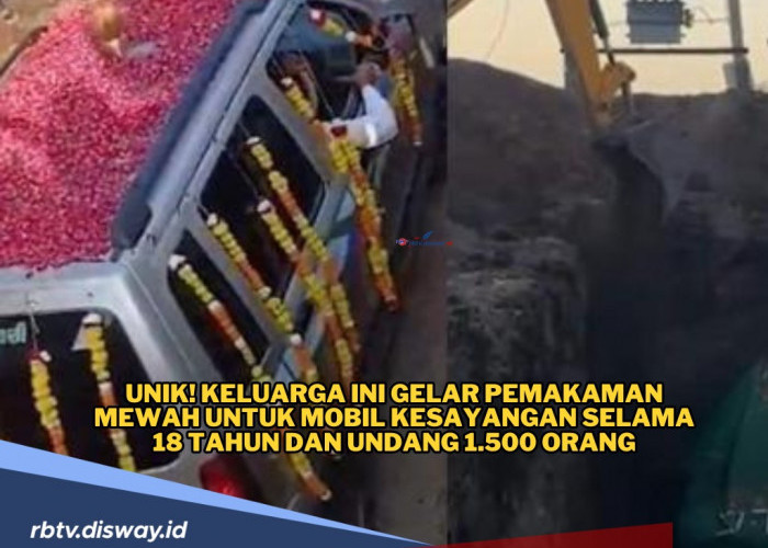 Undang 1500 Orang, Keluarga Ini Gelar Pemakaman Suzuki Wagon R 