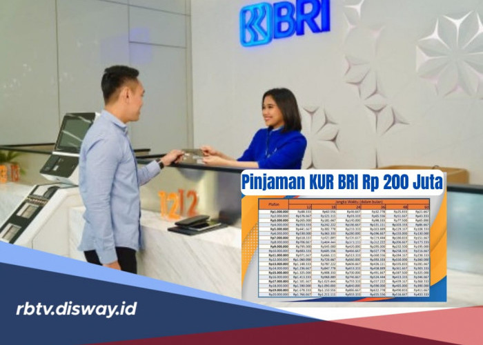 Pinjaman BRI September 2024 Rp 200 Juta, Tabel Angsuran Selama 5 Tahun, Syarat dan Cara Pengajuan