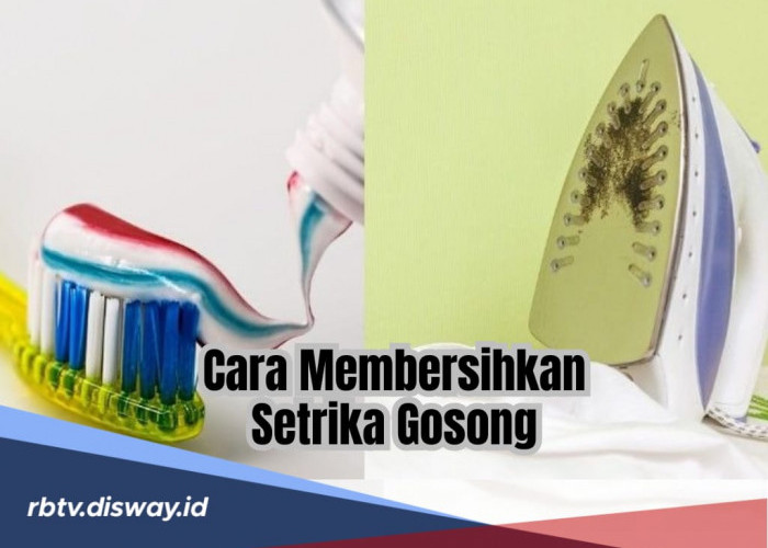 Cara Jitu Membersihkan Setrika Gosong, Cukup Gunakan Bahan Sederhana Ini