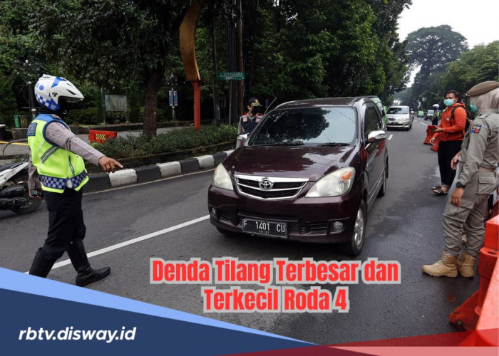 Rincian Denda Tilang untuk Kendaraan Roda 4, Jenis Pelanggaran Apa yang Dendanya Tertinggi?