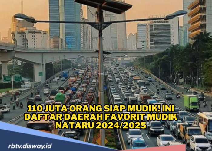 110 Juta Orang Bakal Mudik, Ini Daftar Daerah Favorit Mudik Nataru 2024/2025