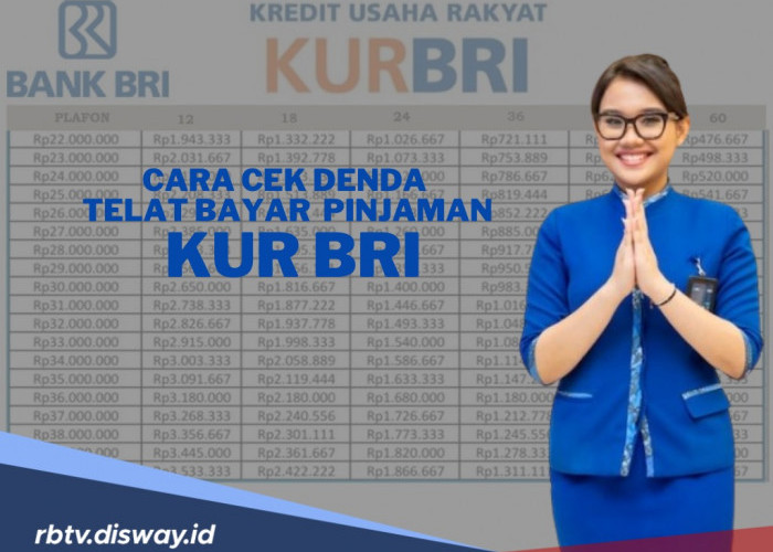 Cara Mudah Cek Denda Pinjaman KUR BRI, Cek juga Tabel Angsuran Rp 40 Juta 