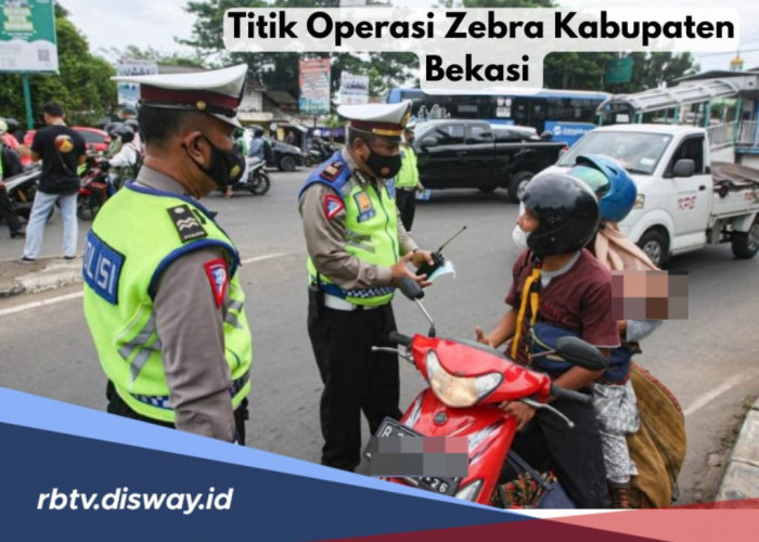 Catat! Jam dan Titik Lokasi Operasi Zebra 2024 di Kabupaten Bekasi