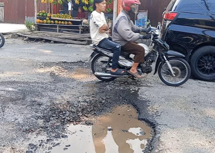 Warga Keluarahan Talang Rimbo Minta Pemkab Rejang Lebong Segera Perbaiki Jalan