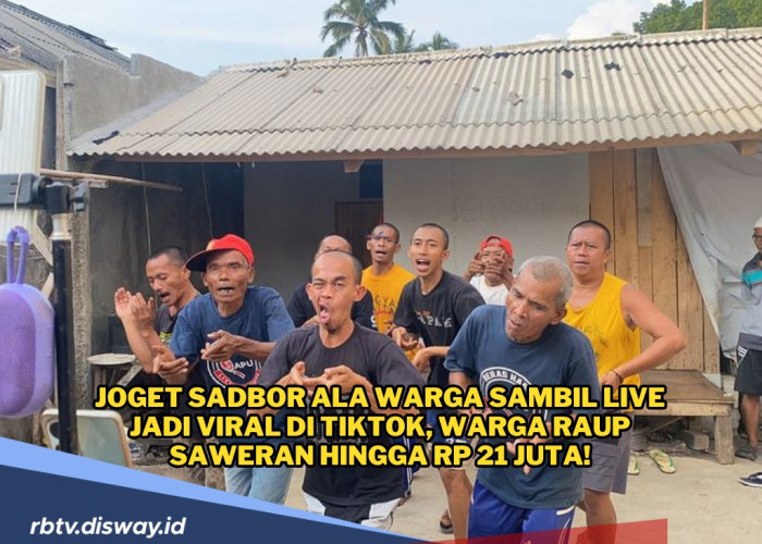 Warga Kampung Sukabumi Raup Cuan Rp21 Juta Lantaran Live Joget Sadbor di TikTok