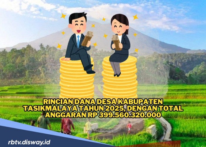 Rincian Dana Desa Kabupaten Tasikmalaya Tahun 2025, dengan Total Anggaran Rp 399.560.320.000