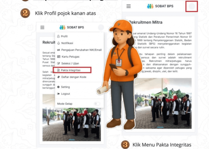 Buat yang Bingung Submit Pakta Integritas Mitra Statistik BPS 2026, Ikuti 5 Langkah Berikut