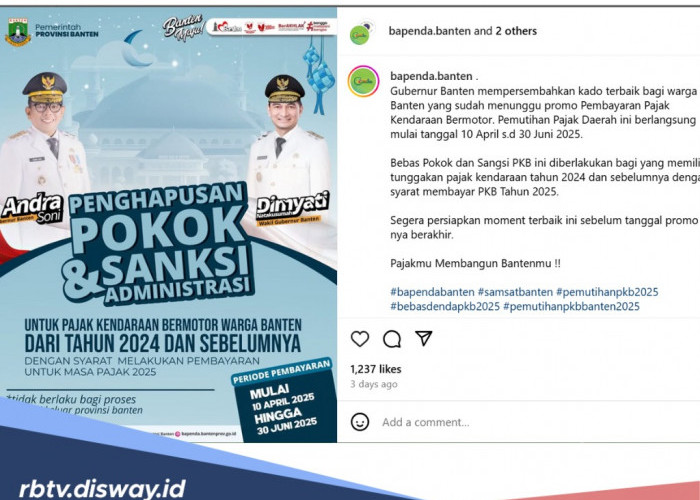 Warga Banten Siap-siap, Pemutihan Pajak Kendaraan Segera Hadir, Ini Besaran Pengurangannya