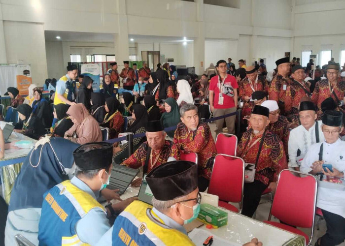 Pesan Kemenhaj Bengkulu Usai  387 Jemaah Calon Haji Kloter 1 Provinsi Bengkulu Jalani Pemeriksaan Tahap Akhir