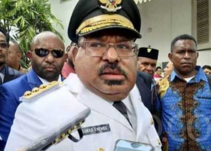 Gubernur Papua Lukas Enembe Ditangkap KPK, Personel Brimob Berjaga Ketat 