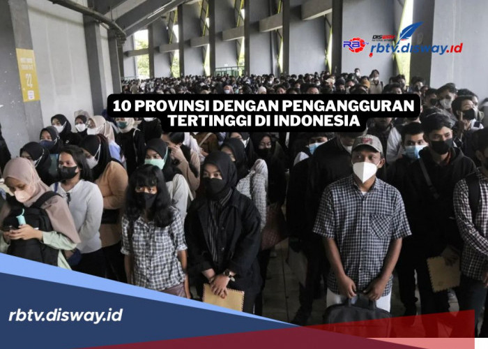 Waduh! Ini 10 Provinsi dengan Angka Pengangguran Tertinggi di Indonesia, Didominasi Lulusan SMK
